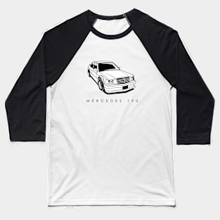 Mercedes 190 Baseball T-Shirt